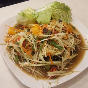 Secret Thai Restaurant - Green Papaya Salad with Crab - Thai Near Me - Chalmette, Louisiana Secret Thai Restaurant - Green Papaya Salad with Crab - Thai Near Me - Chalmette, Louisiana