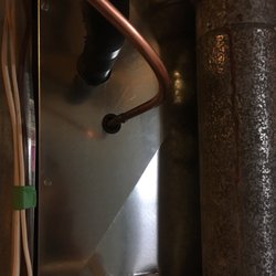 Ralph Mann & Sons - The aluminum panel replaced the old cover for the evaporator.