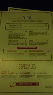 Menu photo 2 Lupita Buenos Aires, C