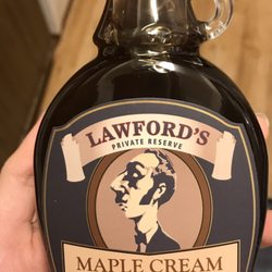 Sacramento Harvest Festival - 11/17/18 11.5 oz Lawford's Private Reserve Maple Cream Fine Cream Syrup I purchased for a family friend for Christmas!