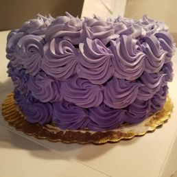 Purple ombre cake