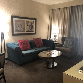 theWit Chicago, a Hilton Hotel - Posh living room of suite - Hotels Near Me - Chicago, Illinois