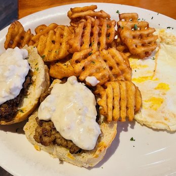 From Scratch Restaurant - TRIPLE "D" Plate with Waffle Fries - Breakfast & Brunch Near Me - Carmel, California From Scratch Restaurant - TRIPLE "D" Plate with Waffle Fries - Breakfast & Brunch Near Me - Carmel, California