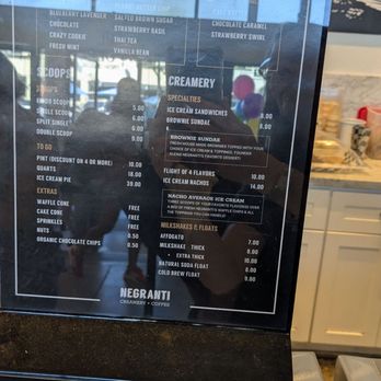 Negranti Creamery - Flavor board - Ice Cream & Frozen Yogurt Near Me - Paso Robles, California Negranti Creamery - Flavor board - Ice Cream & Frozen Yogurt Near Me - Paso Robles, California