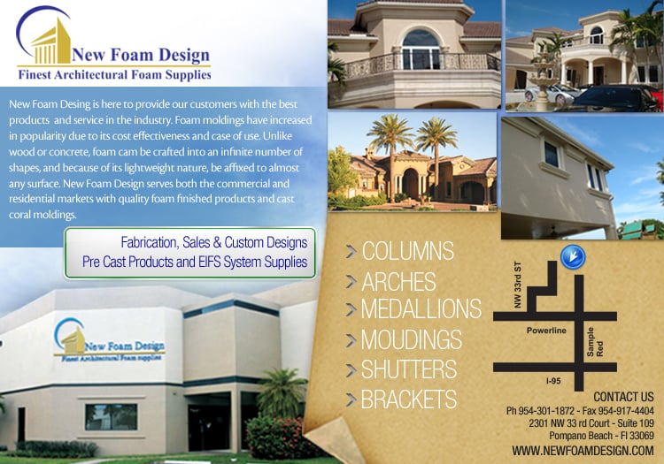 NEW FOAM DESIGN Updated June 2024 2301 NW 33rd Ct, Pompano Beach