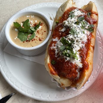 ChowderHead - Meatball sub w/ Elote Corn Chowder - Soup Near Me - Spokane, Washington ChowderHead - Meatball sub w/ Elote Corn Chowder - Soup Near Me - Spokane, Washington
