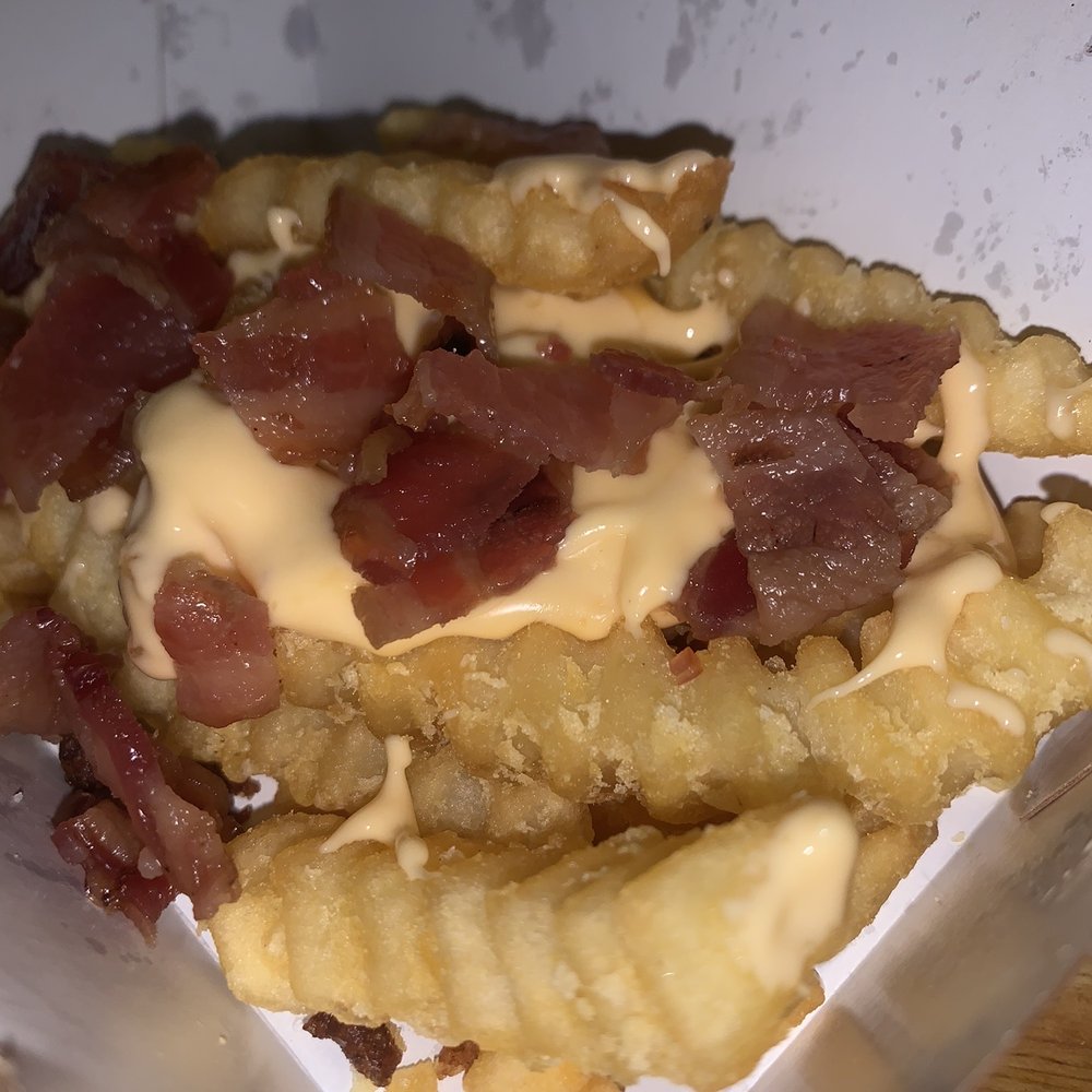 Shake Shack The Falls - Bacon Cheese Fries.....portion is small not at all shareable. - Burgers Near Me - Miami, Florida Shake Shack The Falls - Bacon Cheese Fries.....portion is small not at all shareable. - Burgers Near Me - Miami, Florida