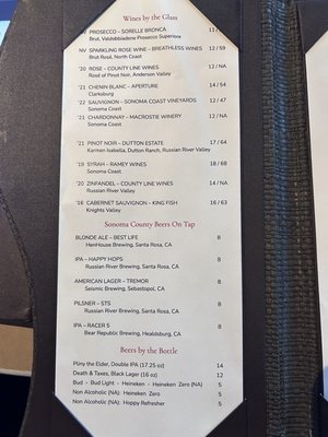 Menu photo 5 River's End Restaurant & Inn Jenner, CA Menu photo 5 River's End Restaurant & Inn Jenner, CA