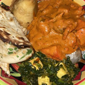 Masala Waves - Chicken Tika Masala, Samosas, Garlic Naan &  Palak Paneer - Indian Near Me - Huntington Beach, California