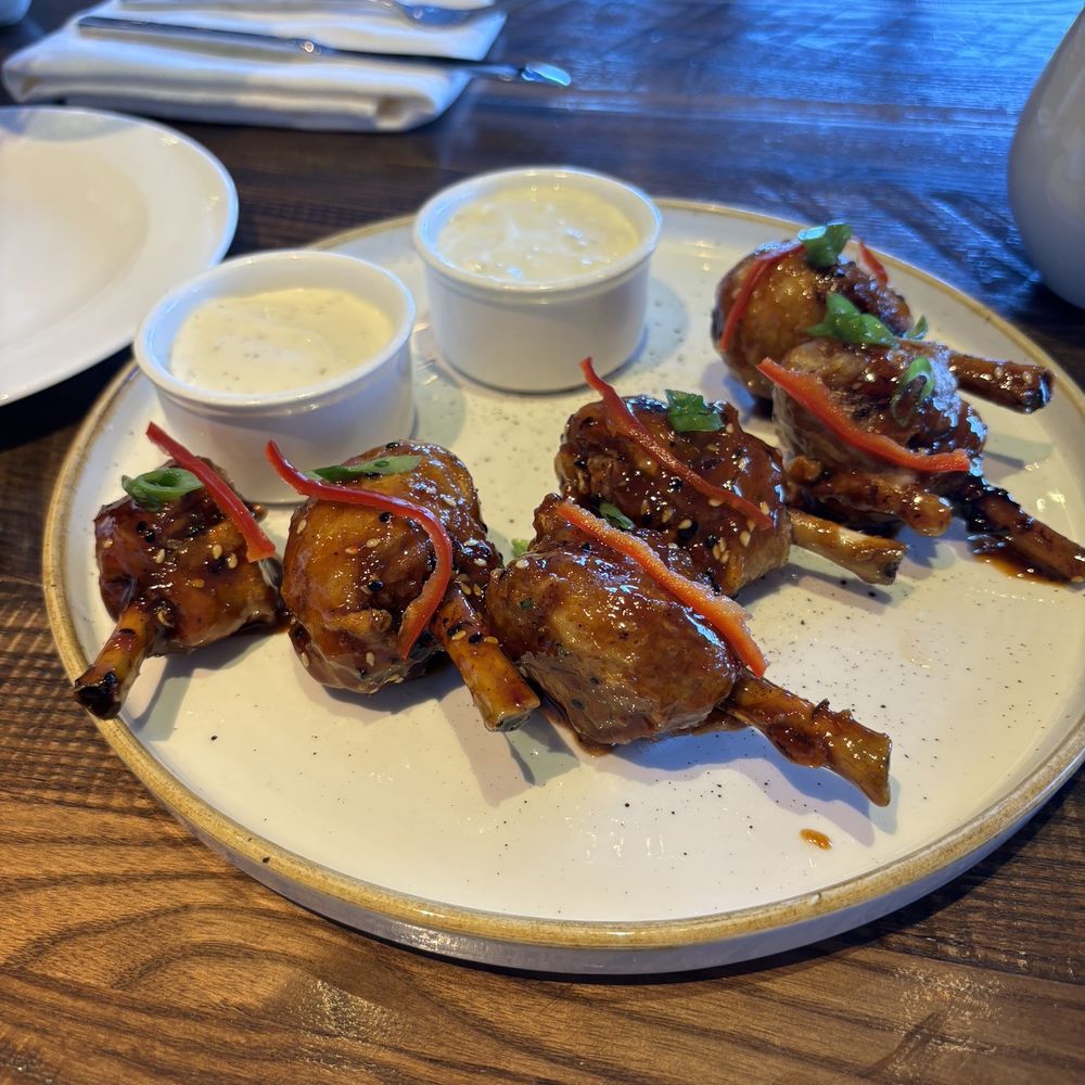 Powder - Korean chicken wings were alright but 6 of them for $24? Geez! - New American Near Me - Park City, Utah Powder - Korean chicken wings were alright but 6 of them for $24? Geez! - New American Near Me - Park City, Utah