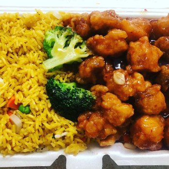 King Food - chicken and rice in a styrofoam container - Chinese Near Me - Philadelphia, Pennsylvania