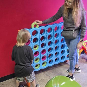 BFF Yogurt - My little guy and I playing after our treat. - Ice Cream & Frozen Yogurt Near Me - Hobbs, New Mexico
