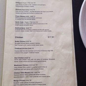 Blu Ginger - Menu 2 - Indian Near Me - Castle Hill, NSW