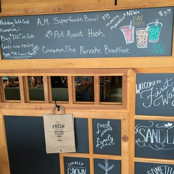First Watch - the menu board - Breakfast & Brunch Near Me - Orlando, Florida