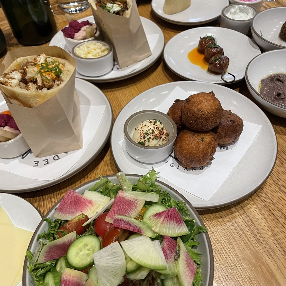 Chickadee - salad and chicken kafta - New American Near Me - Boston, Massachusetts