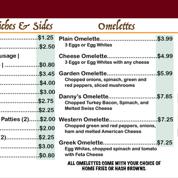 Danny's Cafe - NEW MENU! Order off here :) - Coffee & Tea Near Me - Brooklyn, New York