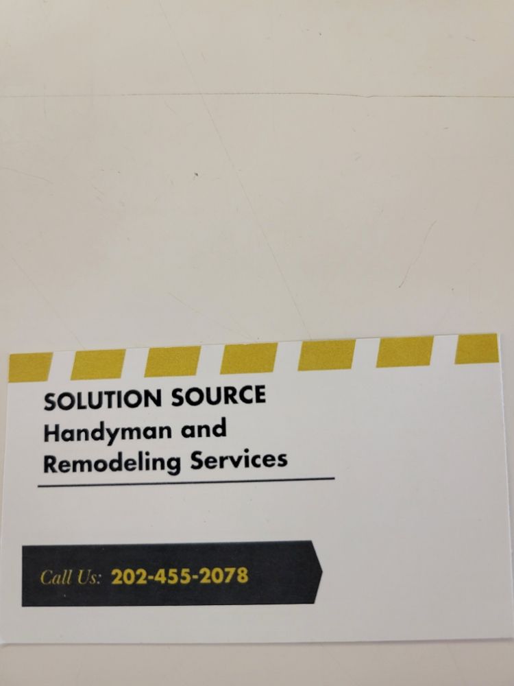 Slide of Solution Source Handyman