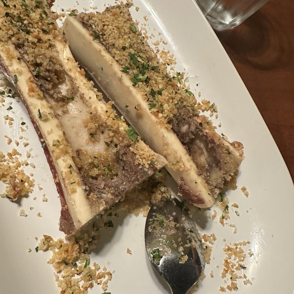Lemon Grove Bistro - Bone marrow appetizer: 10/10 loved this! Comes with a side of bread. - American Near Me - Lemon Grove, California Lemon Grove Bistro - Bone marrow appetizer: 10/10 loved this! Comes with a side of bread. - American Near Me - Lemon Grove, California