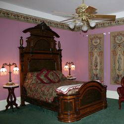 Falcon Rest Mansion & Gardens - Carriage House Room: Bed & Breakfast guest suite on the grounds of Falcon Rest Mansion.