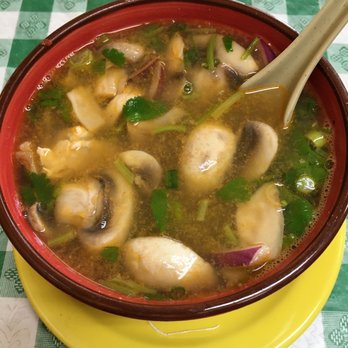 Thai Style Fast Food - Tom yum chicken soup - Thai Near Me - Houston, Texas Thai Style Fast Food - Tom yum chicken soup - Thai Near Me - Houston, Texas