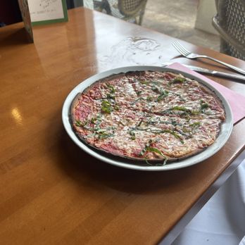 Farmhouse Kitchen - Boca Raton - Happy gf cauliflower pizza - New American Near Me - Boca Raton, Florida