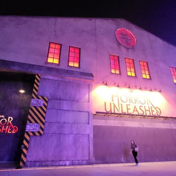 Universal Horror Unleashed - Main entrance at night - Haunted Houses Near Me - Las Vegas, Nevada