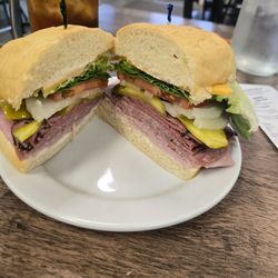 The Wild Whisk - Ham, Pastrami, Salami sandwich.