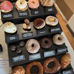 Donut display from grand opening day!