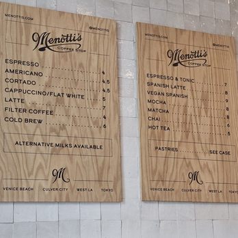Menotti's Coffee Stop - Menu 9/26' - Coffee & Tea Near Me - Los Angeles, California Menotti's Coffee Stop - Menu 9/26' - Coffee & Tea Near Me - Los Angeles, California