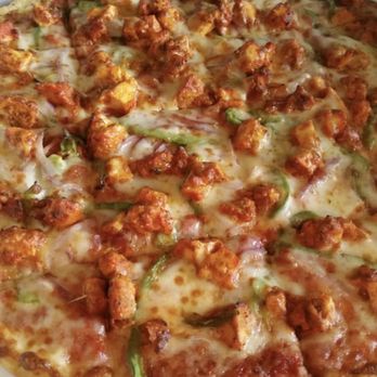 Pizza Track - Butter Chicken Pizza!!! - Burgers Near Me - Willowbrook, Illinois