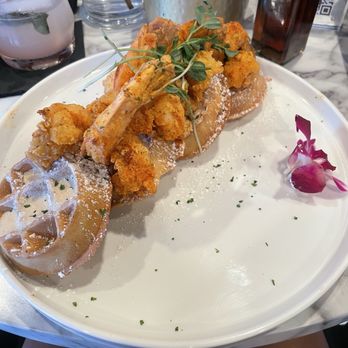 Flavor Rich Restaurant - Shrimp and waffles - Breakfast & Brunch Near Me - San Antonio, Texas
