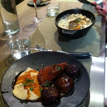 Les Cocottes - The duck special and the Sea bass. Both are perfect - Bistros Near Me - Paris, 01 Les Cocottes - The duck special and the Sea bass. Both are perfect - Bistros Near Me - Paris, 01