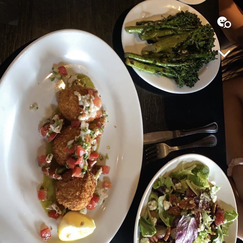 The Rustic - Crab Cakes, Wood-Grilled Broccolini, Avocado Salad - Venues & Event Spaces Near Me - Houston, Texas The Rustic - Crab Cakes, Wood-Grilled Broccolini, Avocado Salad - Venues & Event Spaces Near Me - Houston, Texas