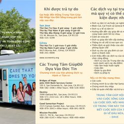 Reentry Resource Centers - Reentry Resource Center Brochure Vietnamese Inside