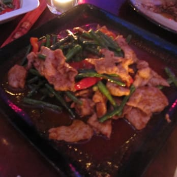 Ayada Thai - Saute Prik-King Curry Paste (with Chicken instead of Pork) - YUM! - Thai Near Me - Elmhurst, New York Ayada Thai - Saute Prik-King Curry Paste (with Chicken instead of Pork) - YUM! - Thai Near Me - Elmhurst, New York
