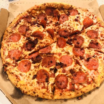 Domino's Pizza - Pepperoni and bacon with hand tossed crust! - Chicken Wings Near Me - Walton, Kentucky Domino's Pizza - Pepperoni and bacon with hand tossed crust! - Chicken Wings Near Me - Walton, Kentucky