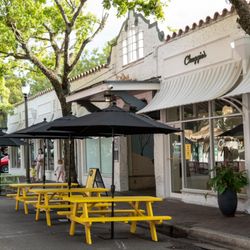 Outside on Fuller St.