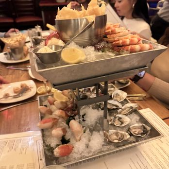 Rock'N Fish - Seafood tower with Mexican oysters which almost killed us! - Seafood Near Me - Manhattan Beach, California