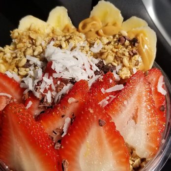 Juice Tap - Chunky Money Acai Bowl (Peanut Butter instead of Honey) - Juice Bars & Smoothies Near Me - Jacksonville, Florida