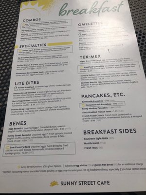 Menu photo 6 Sunny Street Cafe Keller, TX Menu photo 6 Sunny Street Cafe Keller, TX