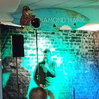 Diamond Hawk Golf Course & Pub - Comedian on stage - Golf Near Me - Cheektowaga, New York