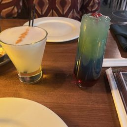 Pisco Sour and Bob Marley Grenadine