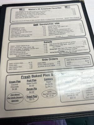 Menu photo 4 Mama's Daughters' Diner Irving, TX