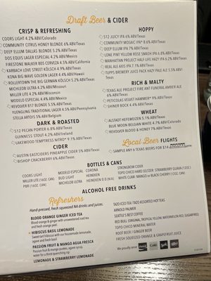 Menu photo 2 Thirsty Lion The Colony, TX
