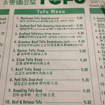 Young Dong Tofu - Menu - Korean Near Me - Arcadia, California Young Dong Tofu - Menu - Korean Near Me - Arcadia, California