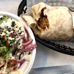 Louvine - Burrito au poisson et sa salade