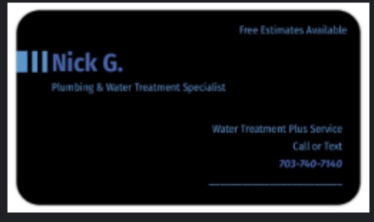 Slide of Water Treatment Plus Service