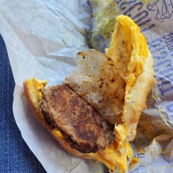McDonald's - This location is known for taking forever with your orders, so the 20 minute wait is no surprise, but the wax paper in my sandwich is.