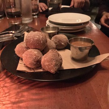 Panxa Cocina - Biscochito donuts and caramel sauce. - Cocktail Bars Near Me - Long Beach, California