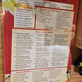 Sushi Yama - Menu - Sushi Bars Near Me - Orlando, Florida Sushi Yama - Menu - Sushi Bars Near Me - Orlando, Florida